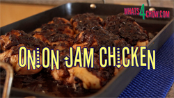 Learn how to cook succulent and tender onion jam chicken