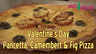 valentine's day recipe,savoury and sweet pizza recipe,pizza with pancetta recipe,pizza of love,sweet and savory pizza,pizza with pancetta and figs,pizza with pancetta and camembert,valentine's day pizza,how to make pizza,valentine's day pizza recipe,quick and easy gourmet pizza,special pizza recipe,sweet & sour pizza recipe,pancetta pizza recipe