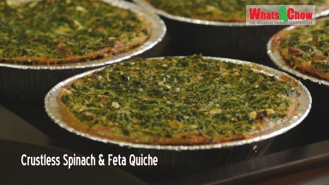 Crustless Spinach & Feta Quiche