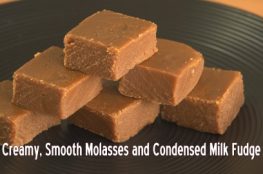 Molasses and Condensed Milk Fudge Recipe LR